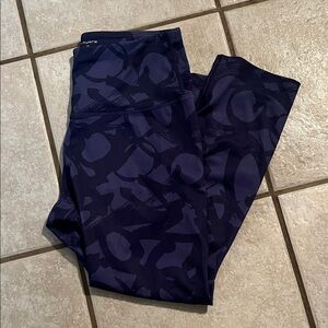 Layer 8 Women's Navy Patterned Pants